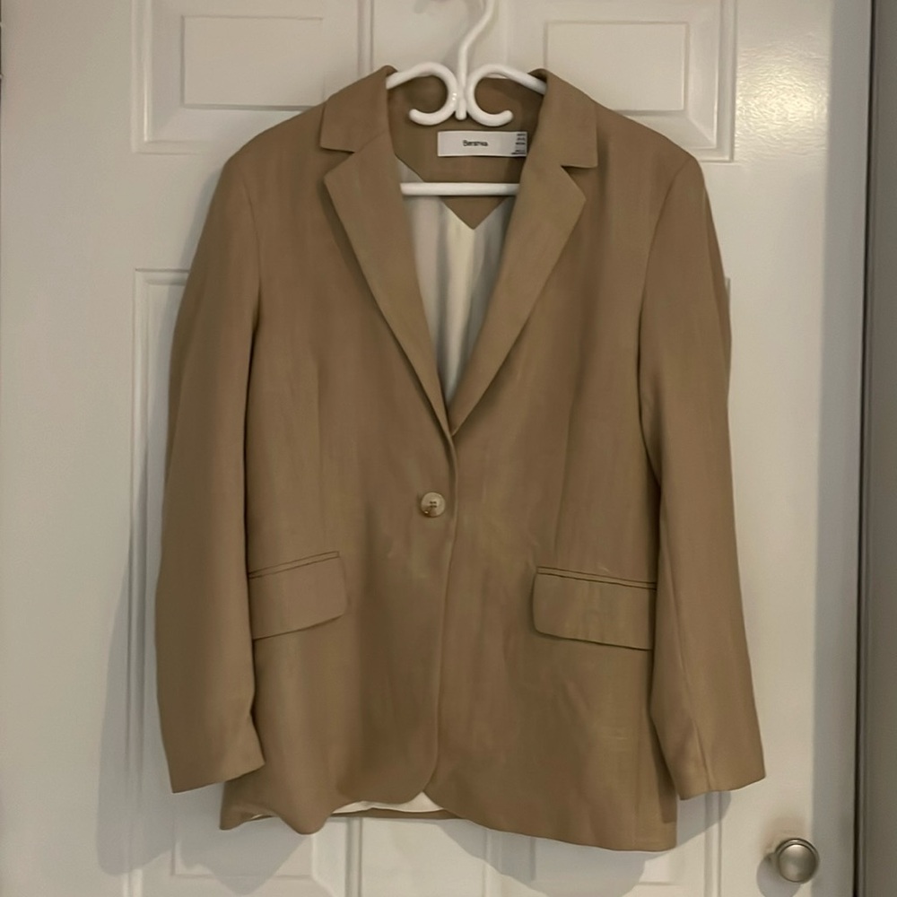 Bershka Blazer Beige size small